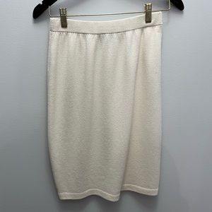 St. John Cream Skirt